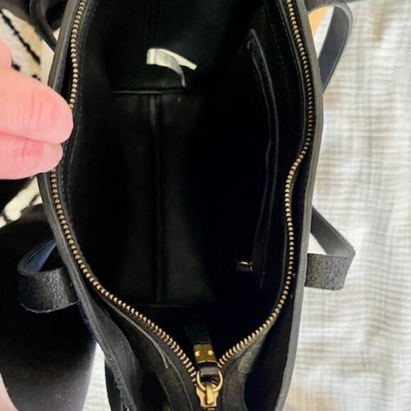 Madewell Zip-Top Medium Transport Tote in Black - Picture 5 of 5